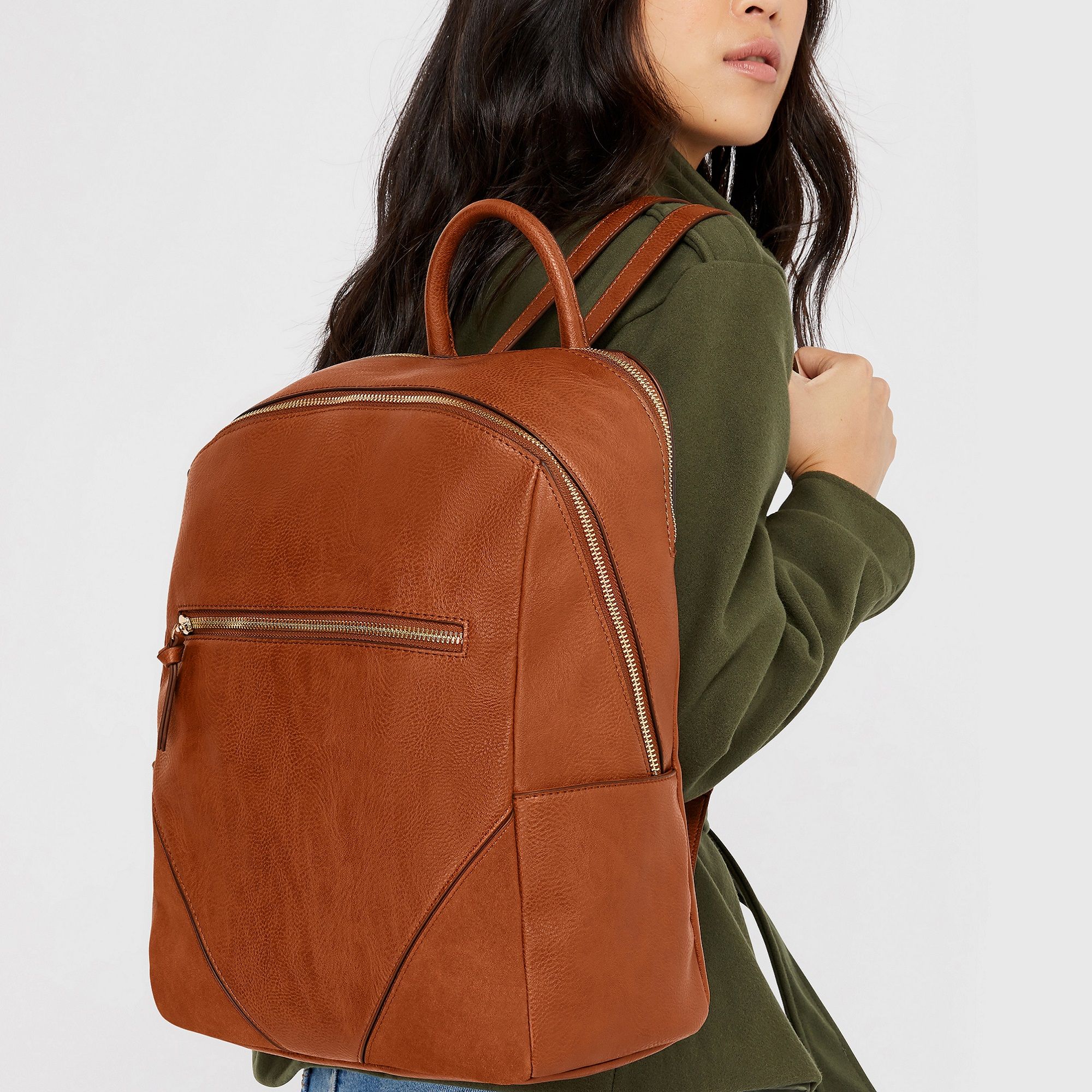 Buy Vegan Backpack for Women, Minimalist Daypack, Red Laptop Rucksack, Faux  Leather Back Pack Purse, Envelope Bag, Vegan Gift for Her, Daughter Online  in India - Etsy