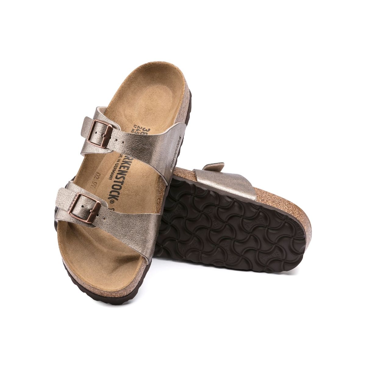 Metallic discount taupe birkenstock