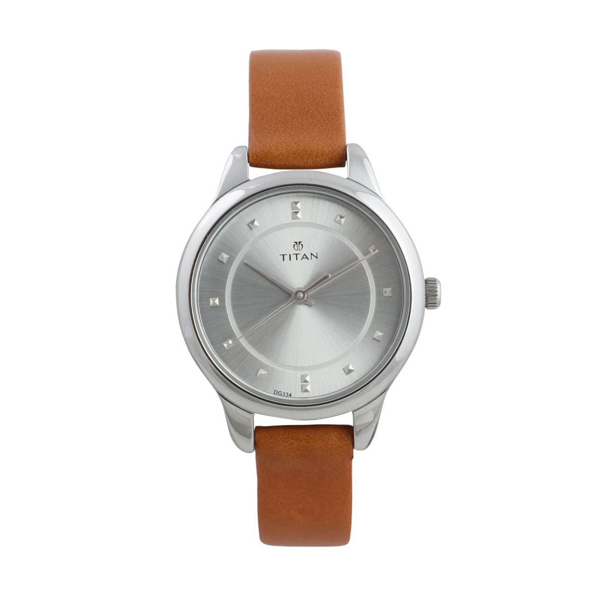 Titan 10 mm Tan Genuine Leather Strap for Women | TITAN WORLD | Adajan |  Surat