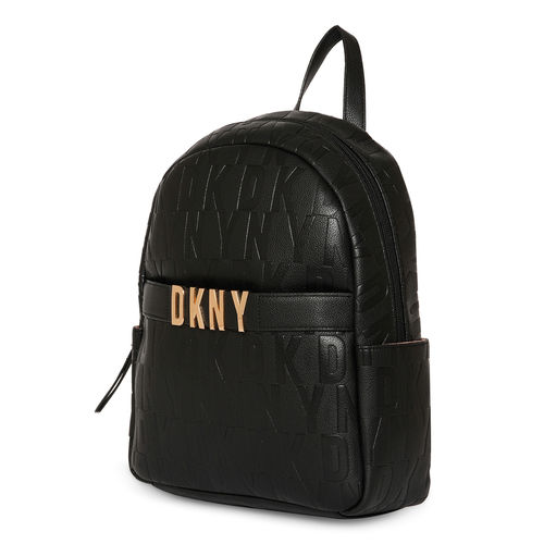 dkny mini backpack Women's Handbags Backpack,BLK/GOLD,large : Clothing, Shoes & Jewelry creating a versatile aesthetic that transitions well between different environments Dkny Nappa Leather Mini Backpack