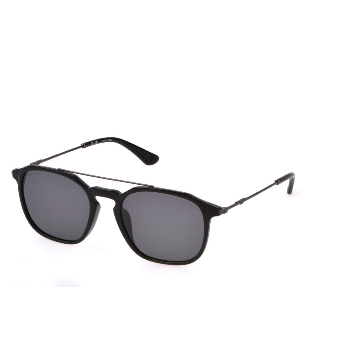 PLST アンサンブル　ブラック Buy Police Men Black Acetate Frame and Grey Colored Lens