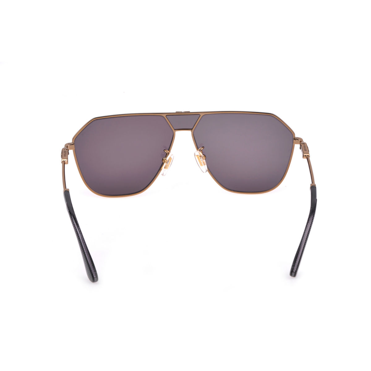 Buy Police Men Gold Metal Frame and Grey Colored Lens Sunglasses