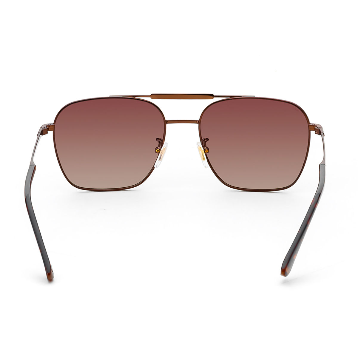 Buy Police Men Brown Metal Frame and Brown Colored Lens Sunglasses