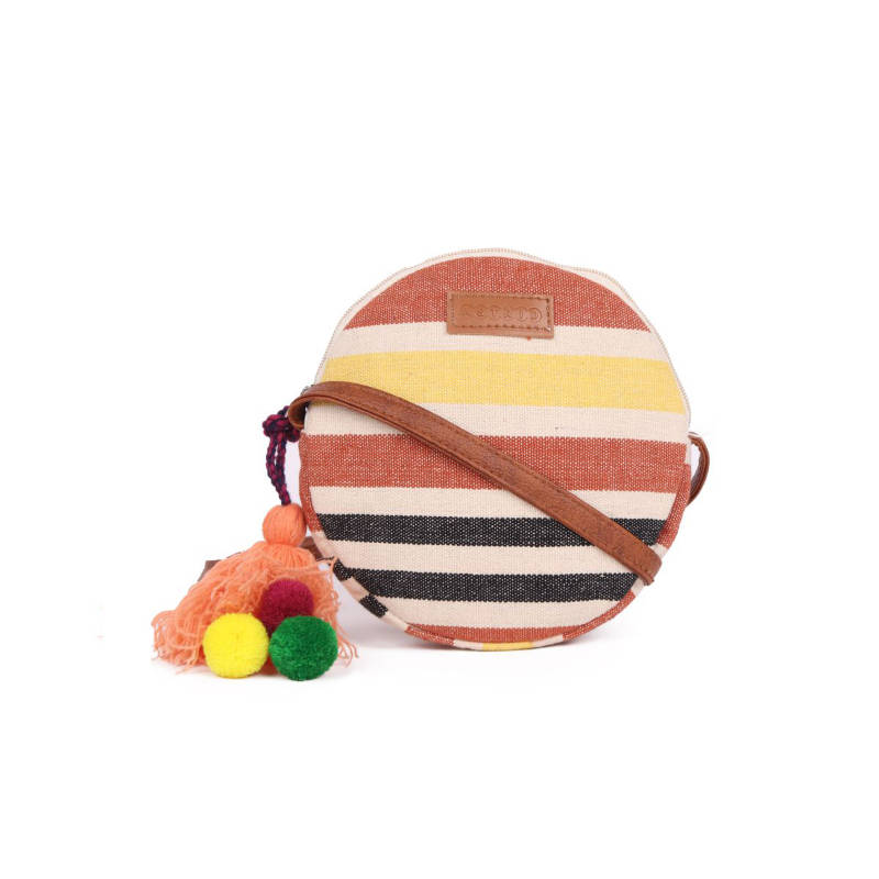 Astrid Muti Color Round Womens Sling Bag Medium Size