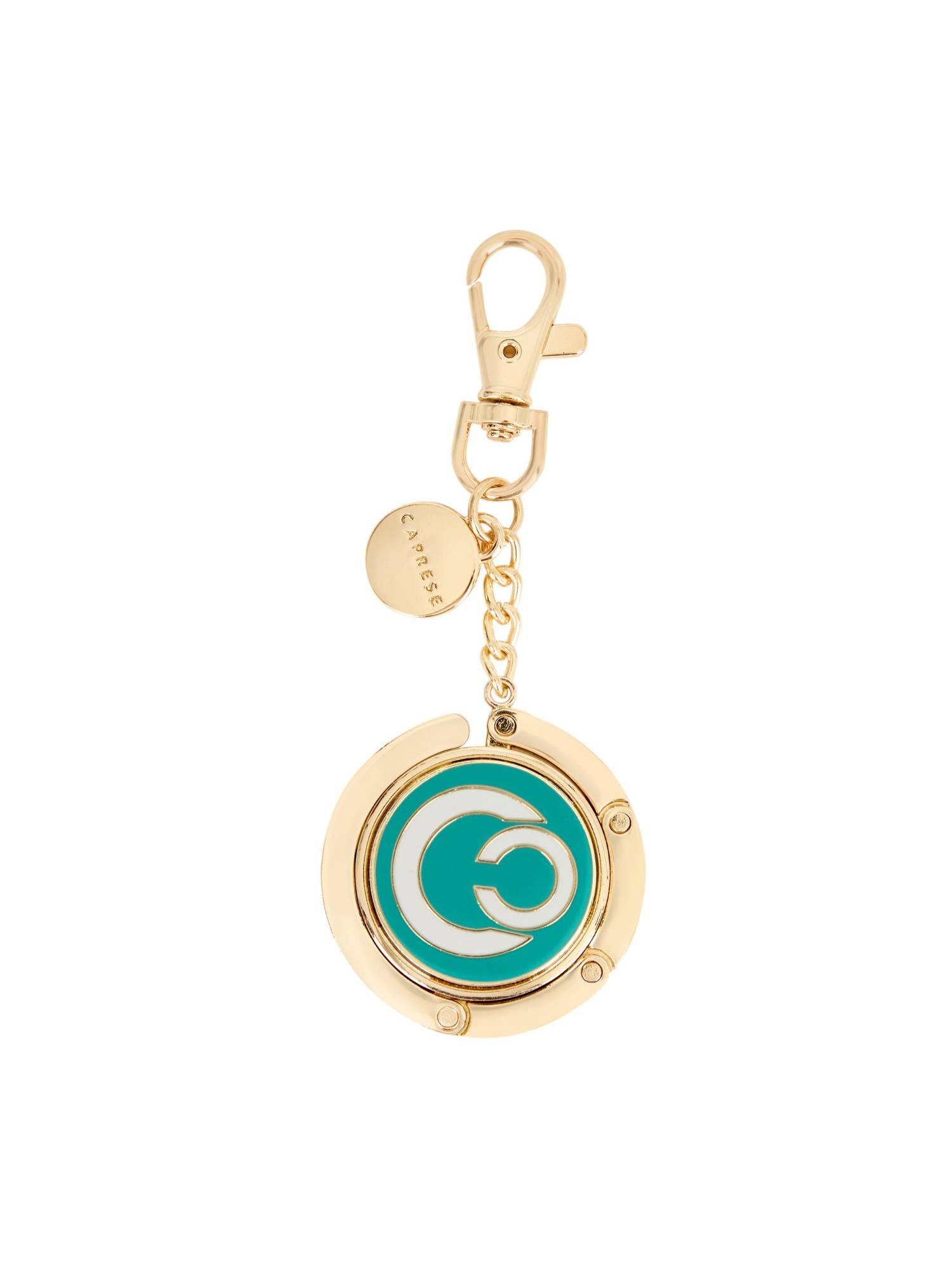 Caprese Women Teal Mnemonic Detachable Purse Hook Portable Bag Hanger And Holder Accessory