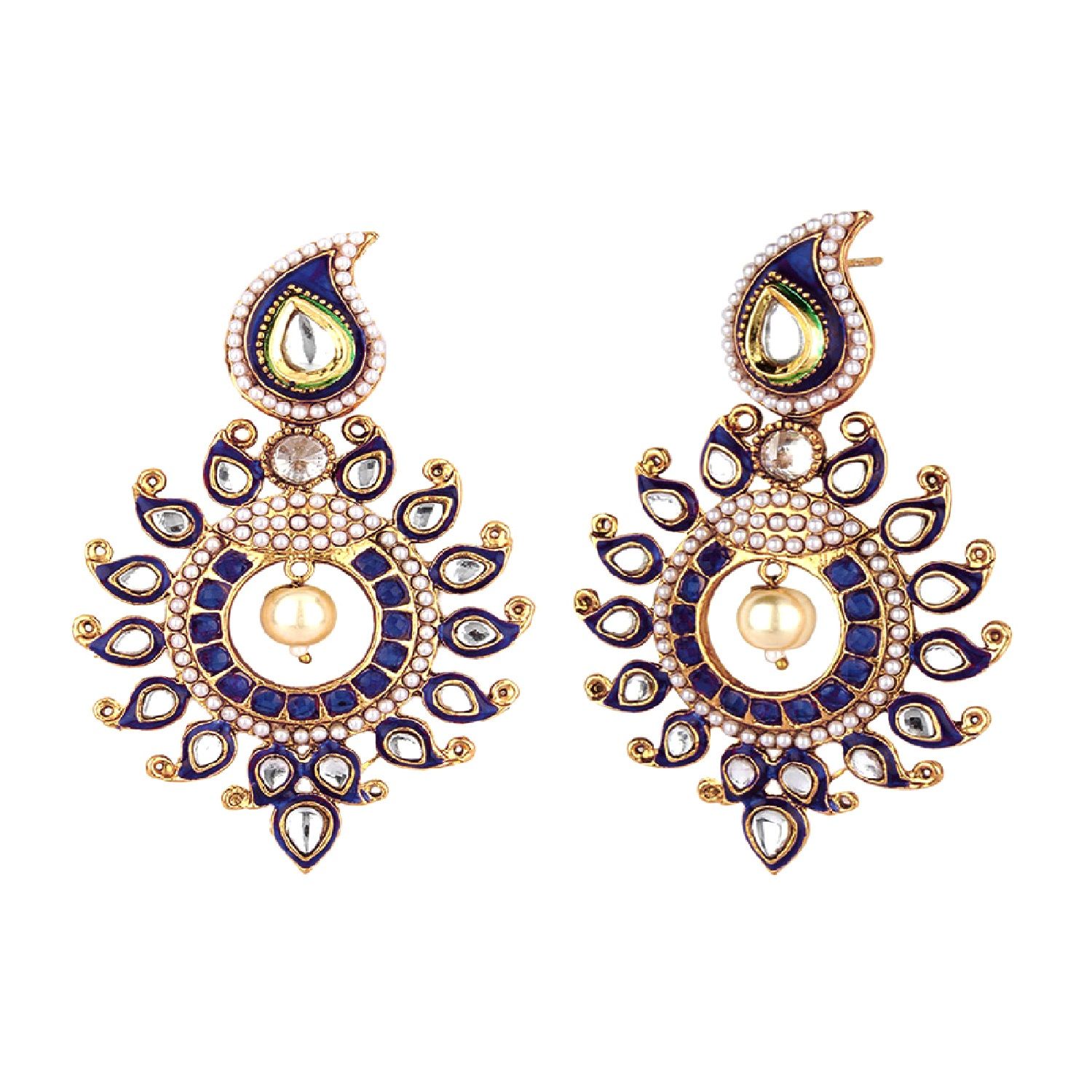 Buy online Gold Plated Hanging Beautiful Fancy Earring For Womens  Girls  from fashion jewellery for Women by Piah Fashion for 279 at 78 off  2023  Limeroadcom