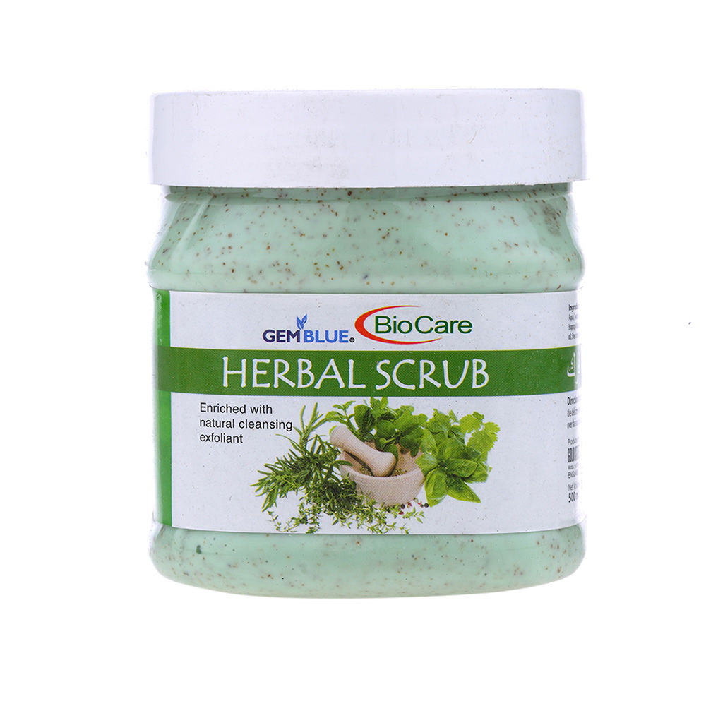 herbal face and body scrub