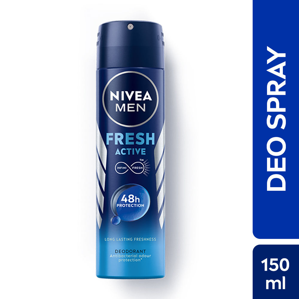 NIVEA MEN Deodorant, Fresh Active, 48h Long lasting Freshness