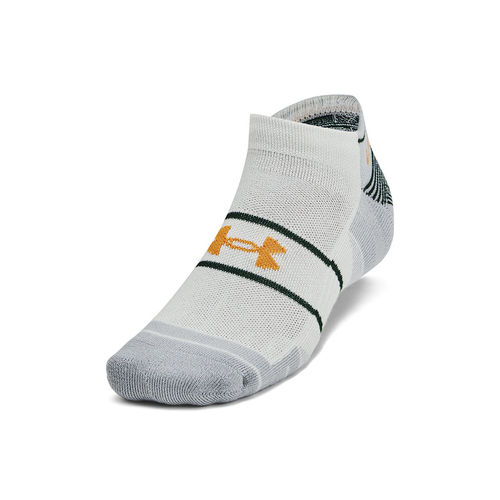 Under Armour Unisex Grey Pt Slip Speed No Show Socks (Pack of 2) (M)