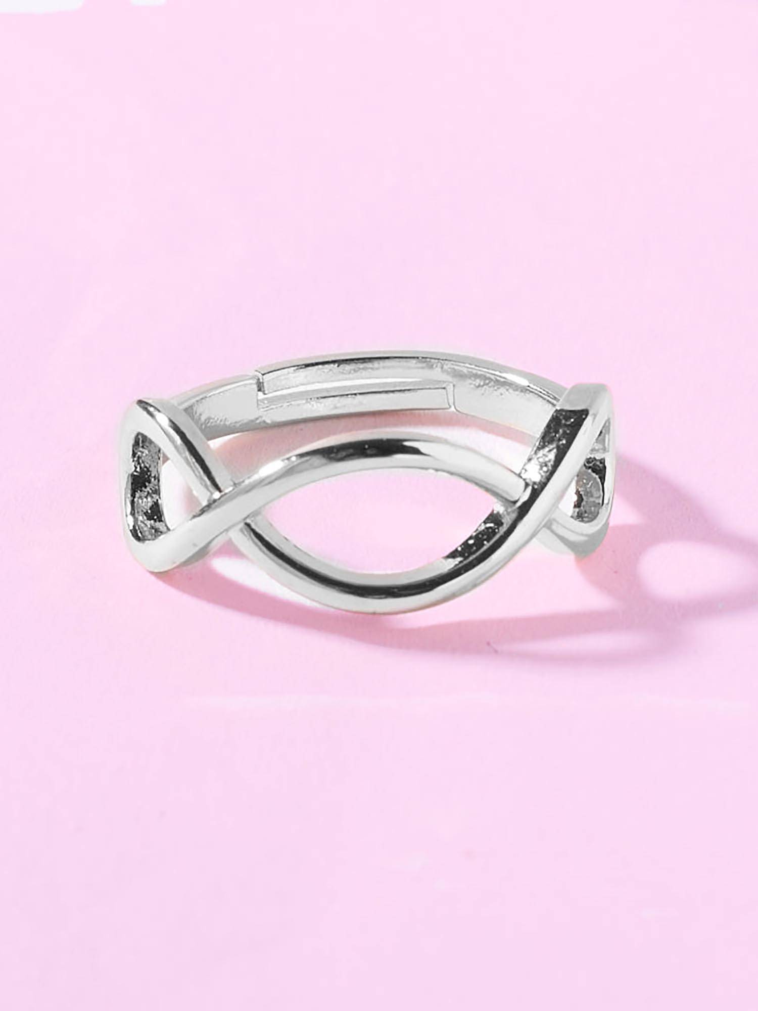 Salty Forever Infinity Silver Adjustable Ring