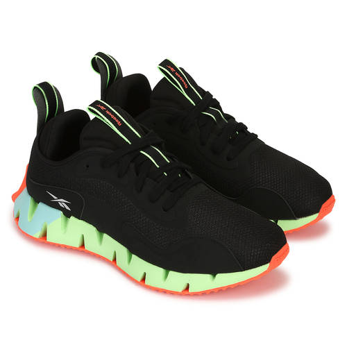 Reebok Men’s Zig Dynamica Black and Neon Green Athletic Shoes Mens Reebok Zig Dynamica Sneakers (SIZE 6) | eBay main image 3