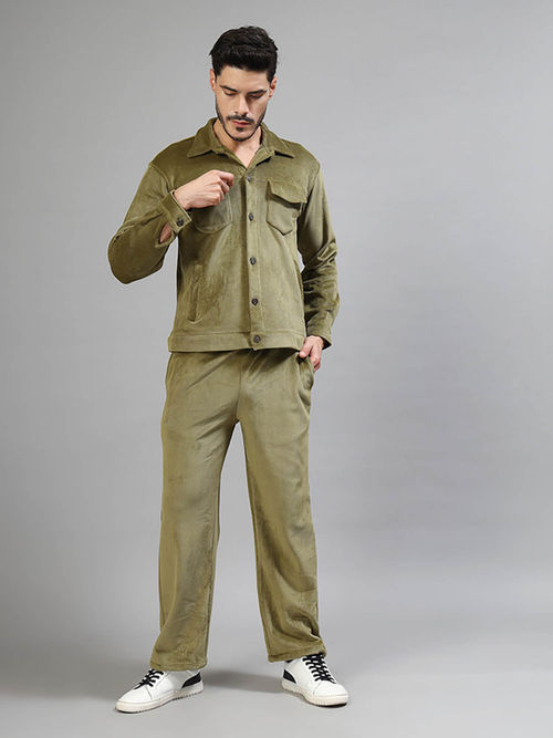 Green Corduroy Jacket Corduroy Button Down Shirt Empyre Aria Green