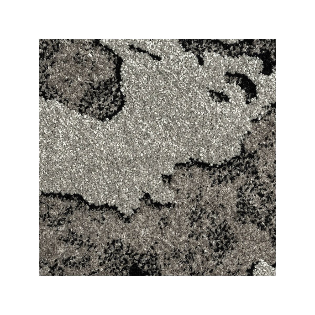 OBSESSIONS AntiStatic Machine Made Abstract Carpet, Mustard & Light