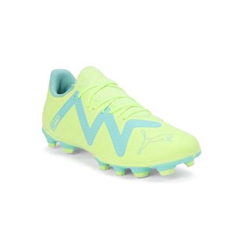 Puma FUTURE PLAY FG-AG Unisex Yellow Football Shoes (UK 6)