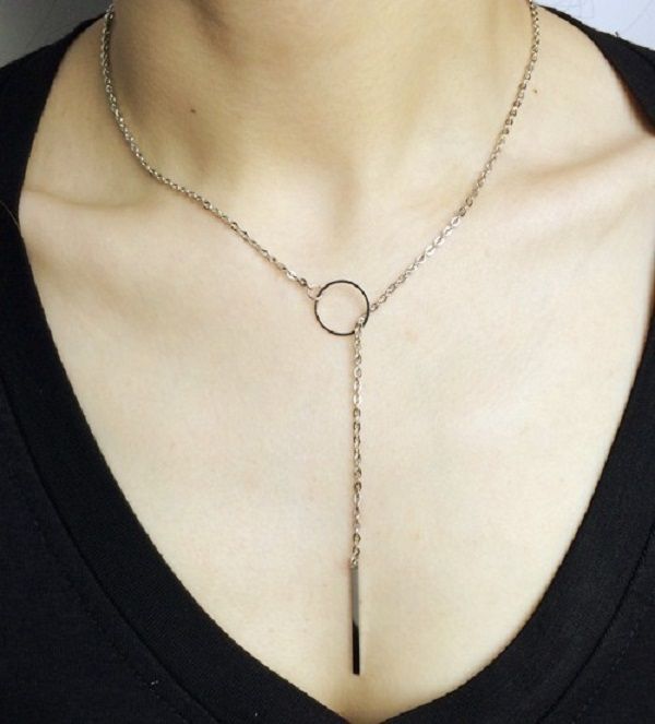 Fabula Jewellery Gold Delicate Lariat Fashion Necklace