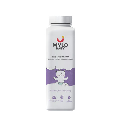 Mylo Care Baby Talc-Free Powder With Corn Starch And Arrowroot Powder