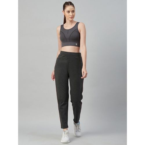 C9 Airwear Track Pants : Buy C9 Airwear Women Grey Relax Fit Solid  Trackpant with Logo And Pockets Online