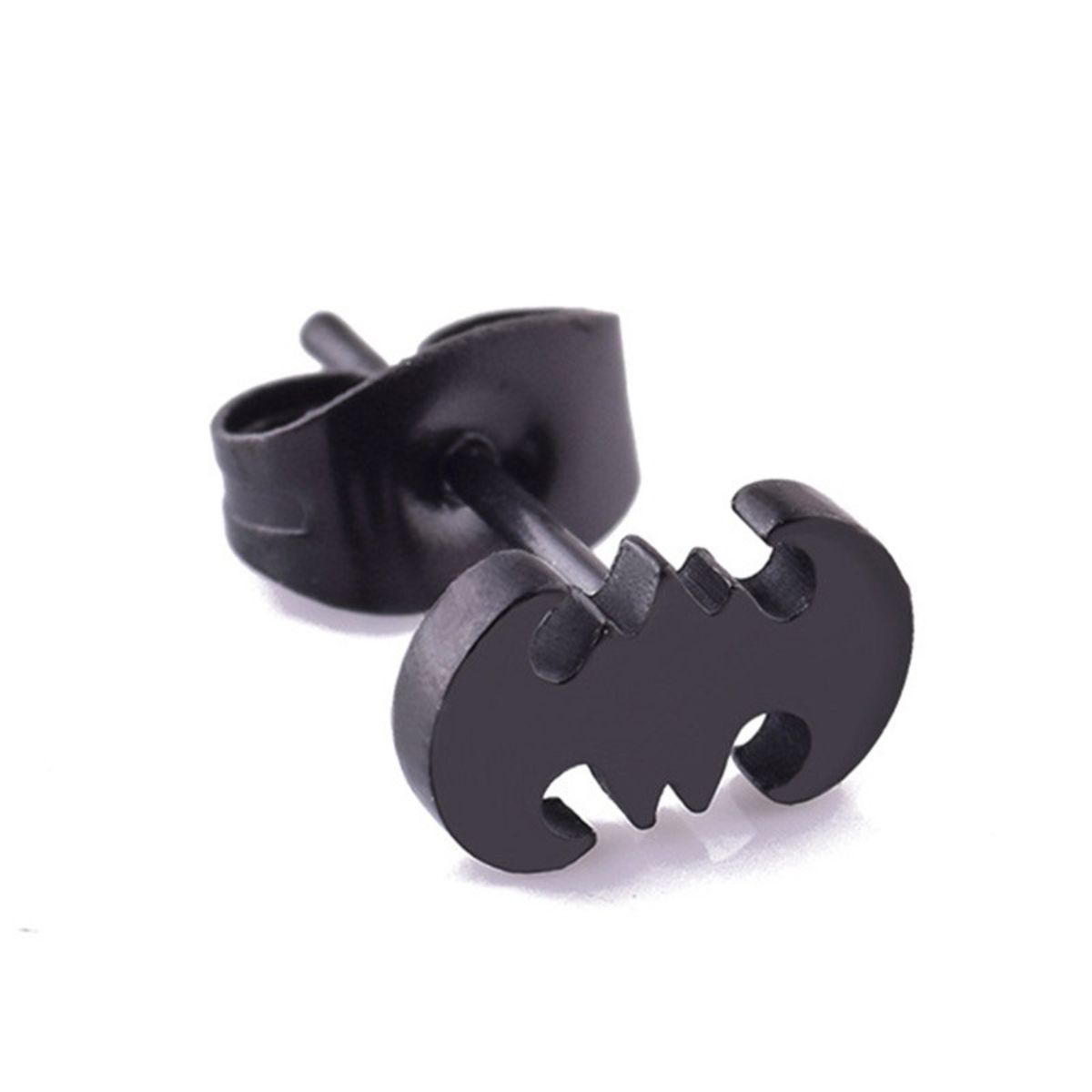 OOMPH Jewellery Single Piece Of Black Batman Stainless Steel Stud Earring  For Men & Boys: Buy OOMPH Jewellery Single Piece Of Black Batman Stainless  Steel Stud Earring For Men & Boys Online