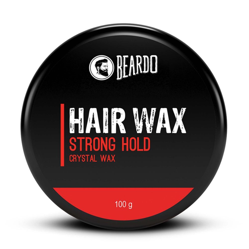 Beardo Stronghold Hair Wax for Men,| Crystal Gel, Glossy Finish, Strong Hold Hair Styling Wax