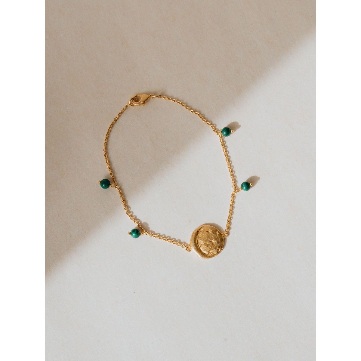 Perfectly Average Malachite Beaded Bracelet Buy Perfectly Average 