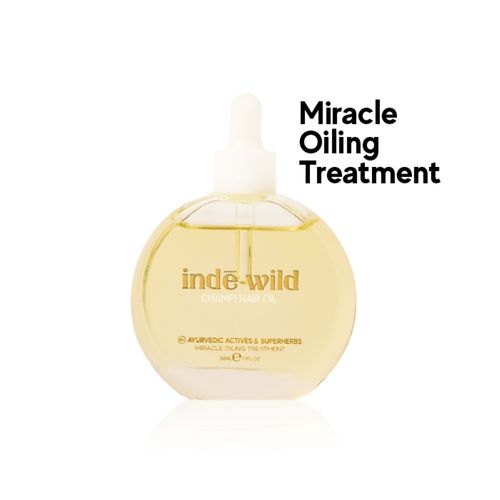 inde wild Champi Hair Oil With Bhringraj, Brahmi & Amla For Regrowth, Hairfall & Dandruff Control