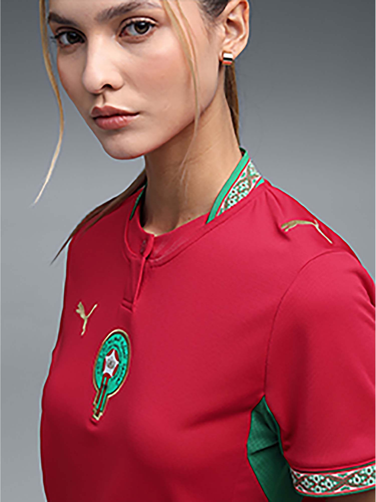 Buy Puma Morocco 2026 Women Football Home Jersey Online