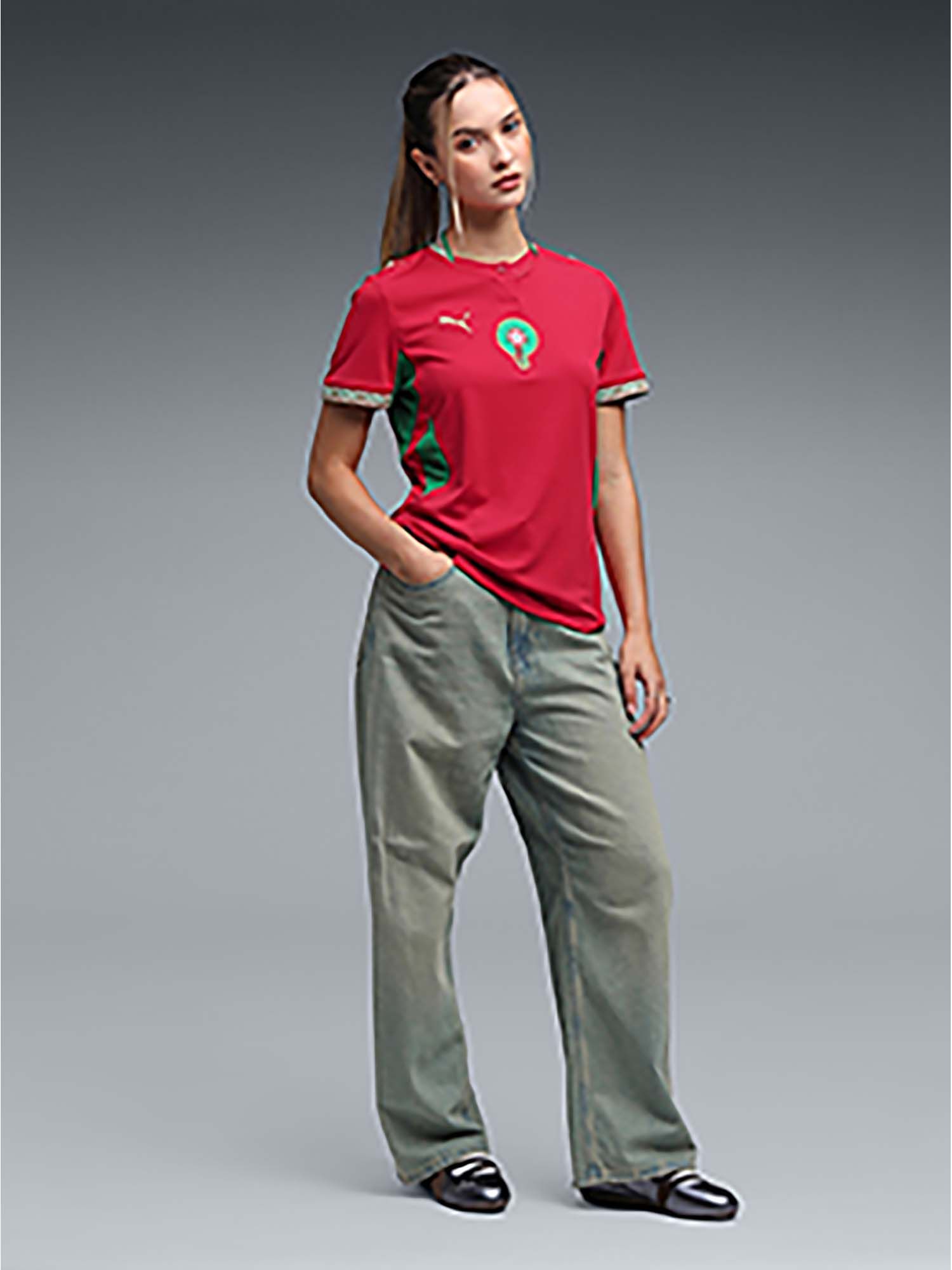 Buy Puma Morocco 2026 Women Football Home Jersey Online