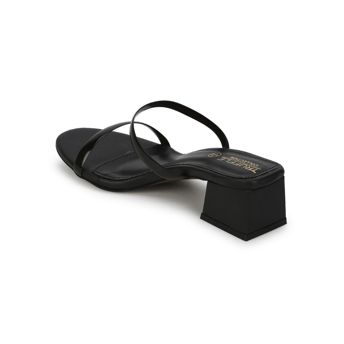 Black low online mules