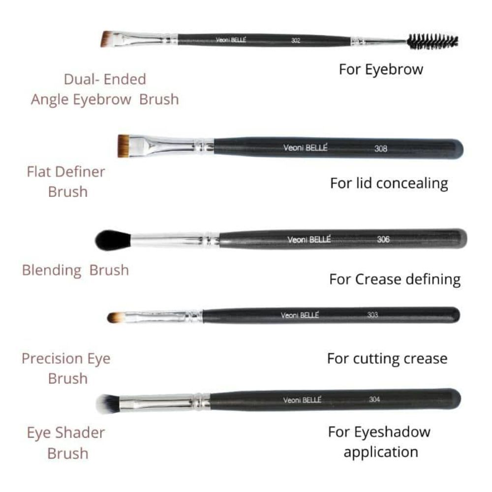 Veoni Belle Eyeshadow Blending Brush Set Of 5 Buy Veoni Belle