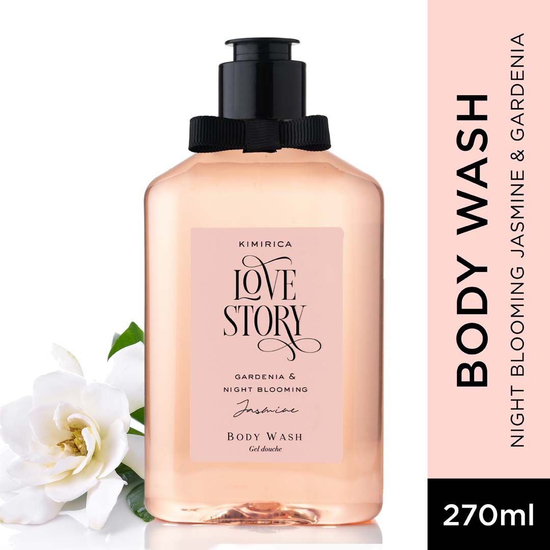 Kimirica Love Story Luxury Scented Body Wash For Soft And Supple Skin, 100% Vegan & Paraben Free
