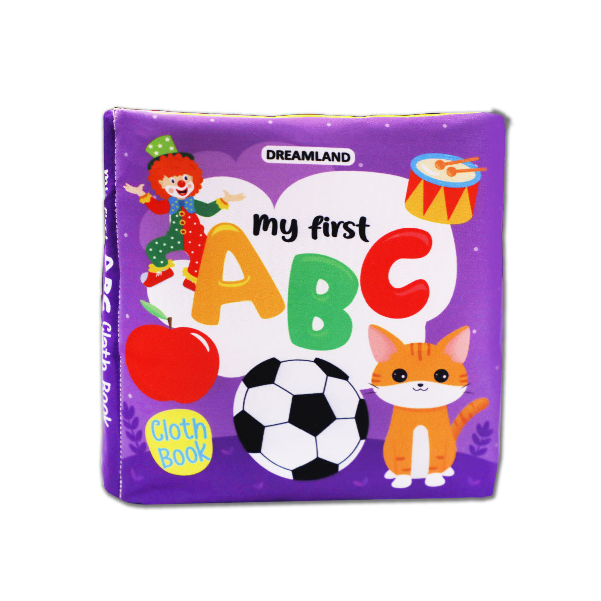 Dreamland Baby My First Cloth Book ABC with Squeaker and Crinkle Paper Educational Toy Buy