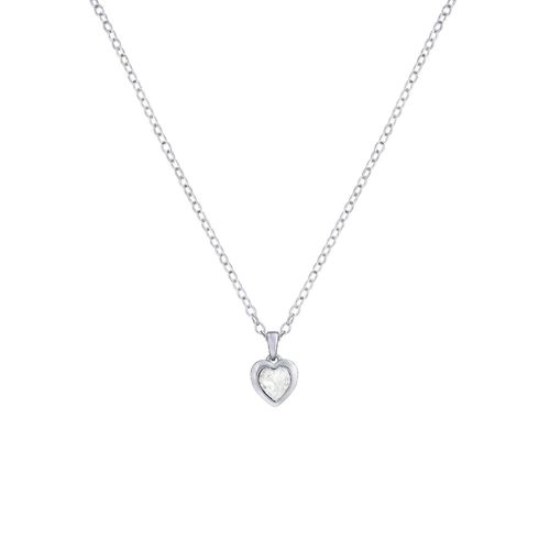 Ted Baker Hannela Crystal Heart Necklace - Rose Gold Or Silver Tone Plated  With Crystal | Fruugo ES