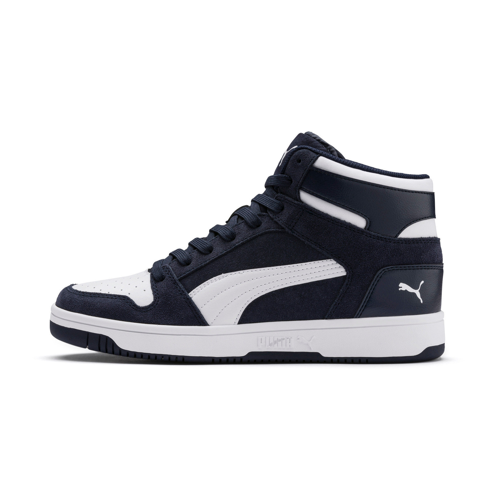 Puma Rebound Layup Suede Unisex Navy Blue Sneakers - 5: Buy Puma ...