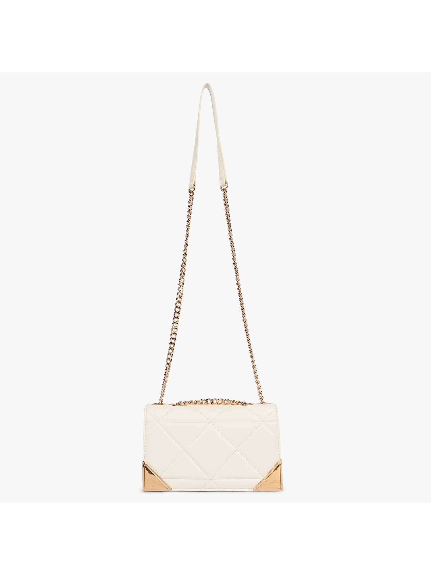 Aldo FIESCHI White Women's Cross Body Sling Bag