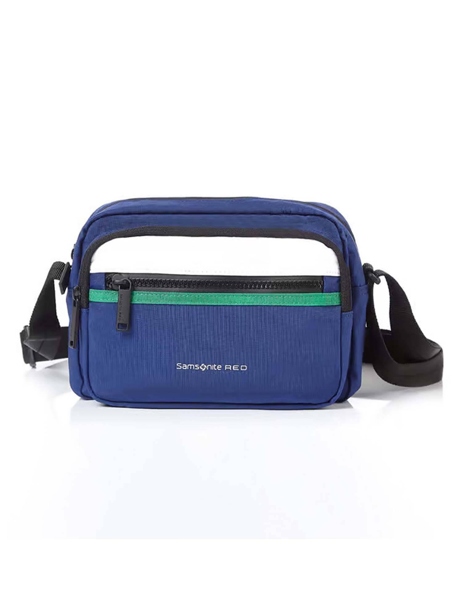 Samsonite MARSTON Solid Nylon Sling Bag - Blue (XS)