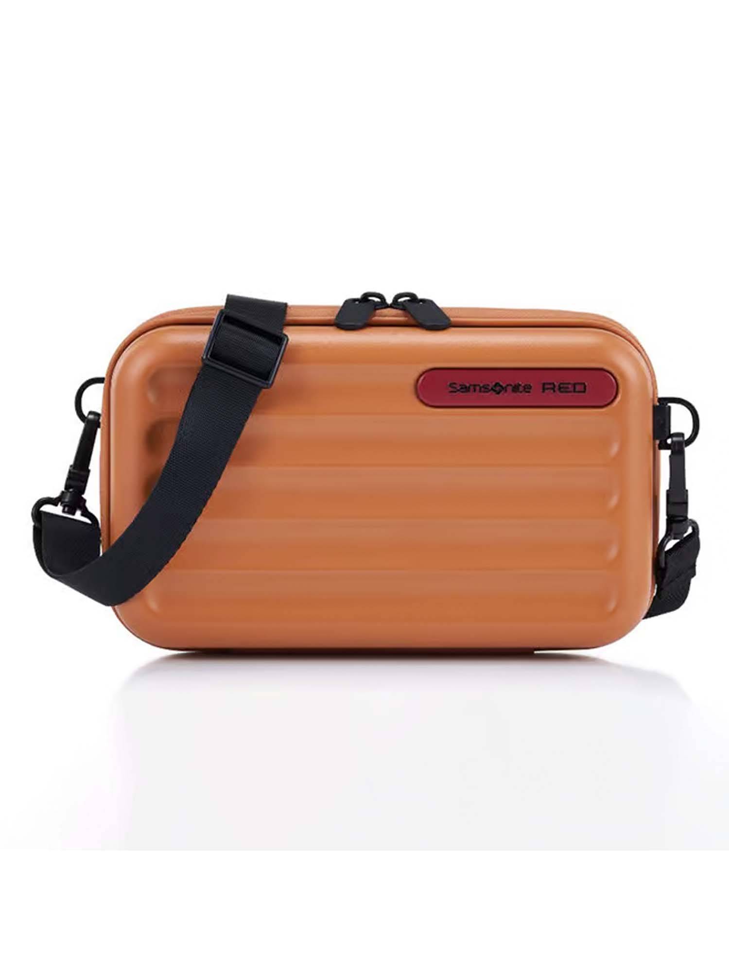 Samsonite TOIIS C Stripes Polycarbonate Sling Bag With Detachable Strap - Orange (XS)