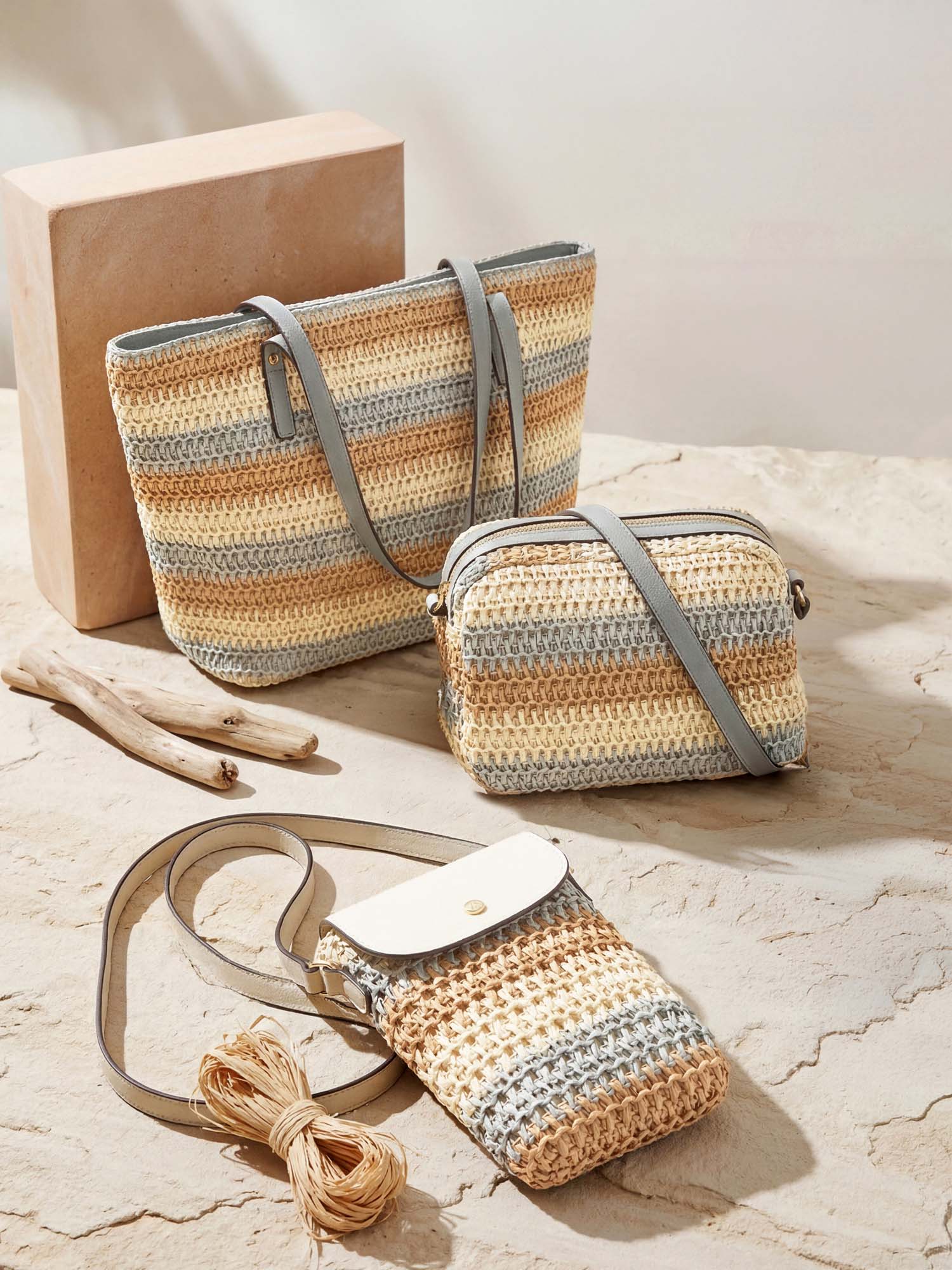 Buy Accessorize London Women's Multi-Color Woven Crossbody Sling