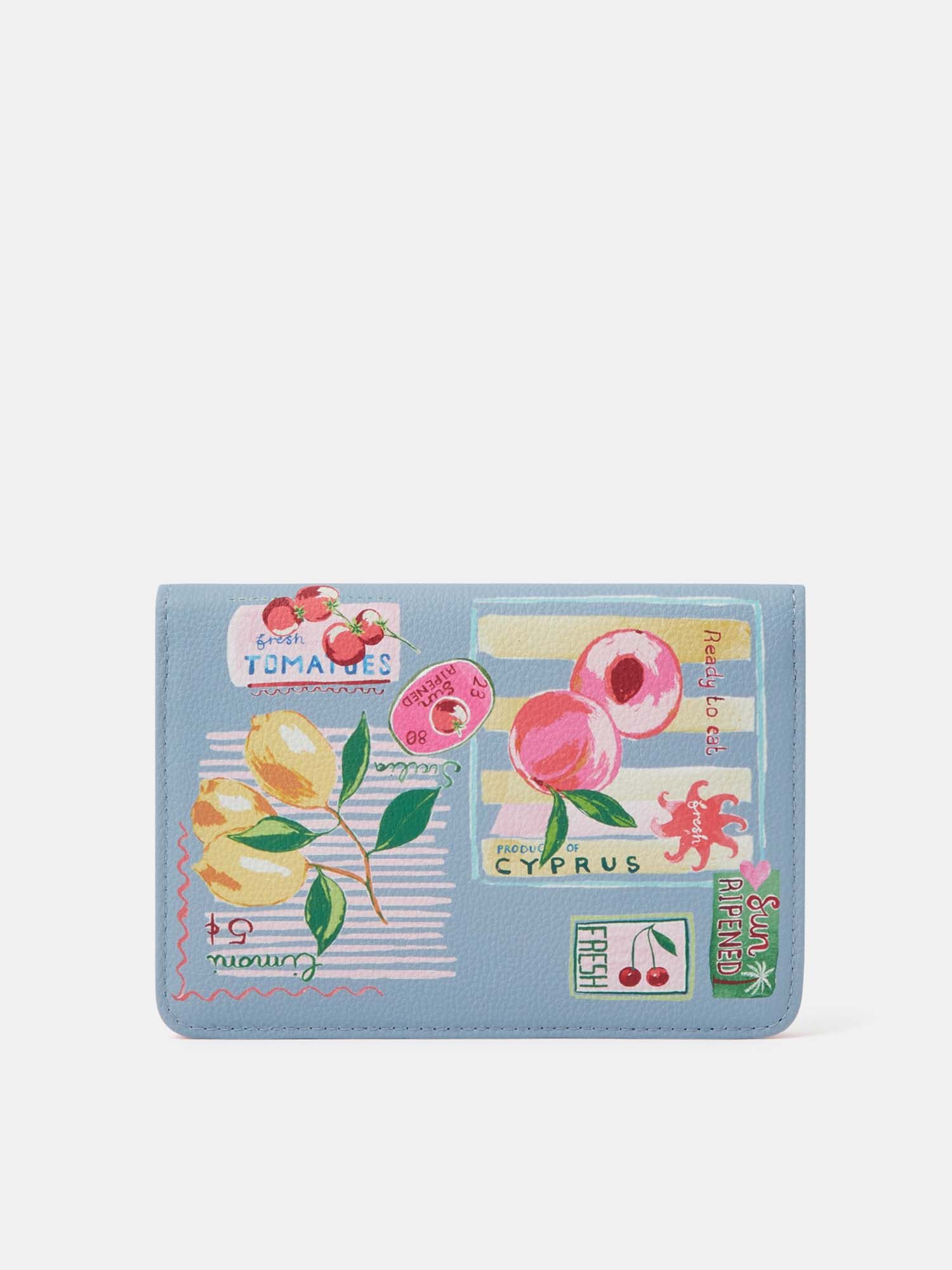 Buy Accessorize London Women's Blue Summer Printed Passport Holder