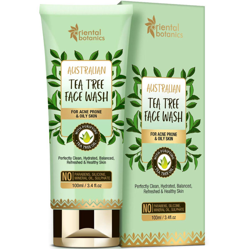 Oriental Botanics Australian Tea Tree Anti Acne Face Wash: Buy Oriental Botanics Tea Tree Anti Acne Face Wash Online at Price in | Nykaa