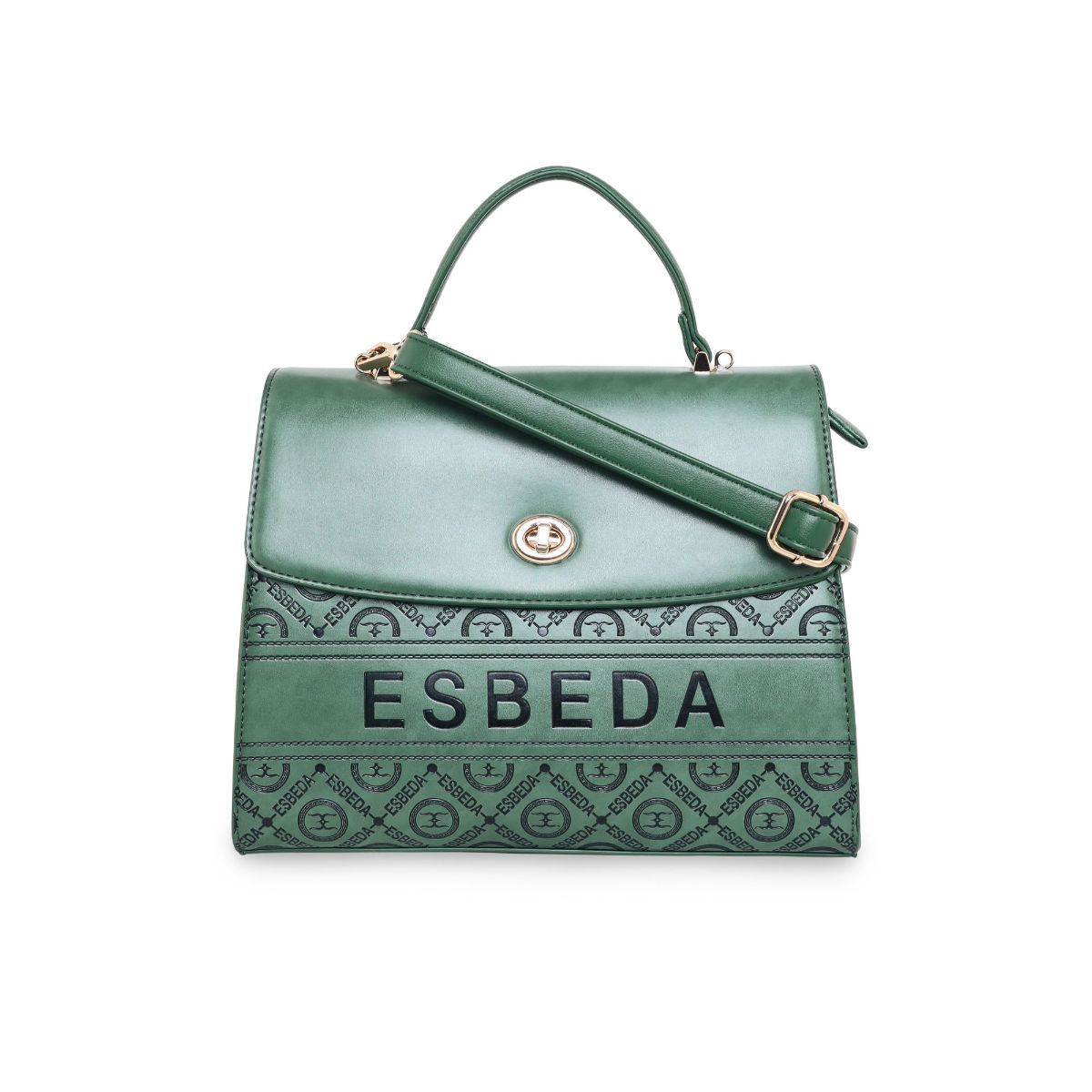 Buy ESBEDA Coffee Brown Color Vintage Floral Artisan PU handbag Solid  Pattern for Women at Amazon.in