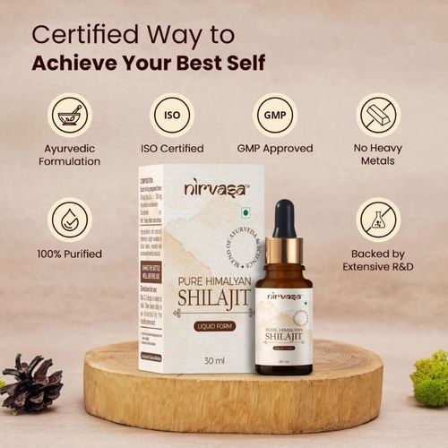 Nirvasa Pure Shilajit Liquid - Pack Of 2: Buy Nirvasa Pure Shilajit Liquid  - Pack Of 2 Online at Best Price in India | Nykaa