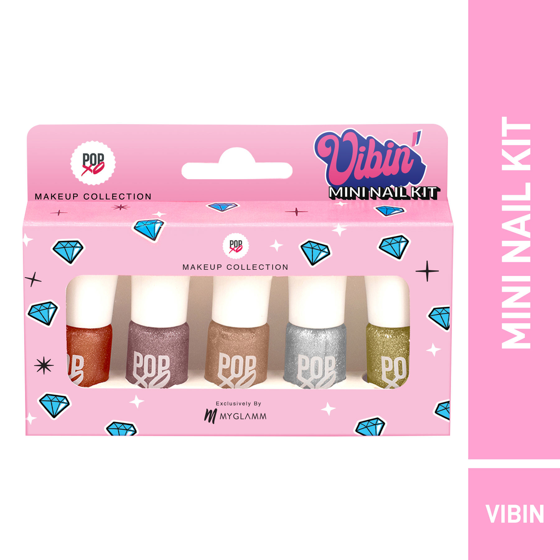MyGlamm Popxo Makeup Collection Vibin Mini Nail Kit Buy MyGlamm Popxo Makeup Collection