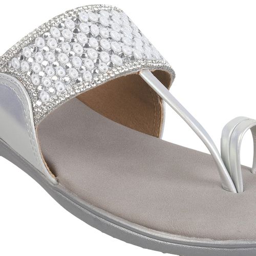 Buy Walkway Silver Wedding Sandals Online