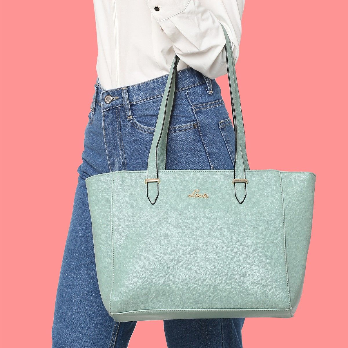 Lavie Women's Rigel Colour Block Dome Sling Coral Ladies Purse Handbag :  Amazon.in: Fashion