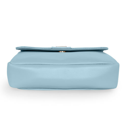 ESBEDA Sky Blue Color Solid Pattern Slingbag For Women