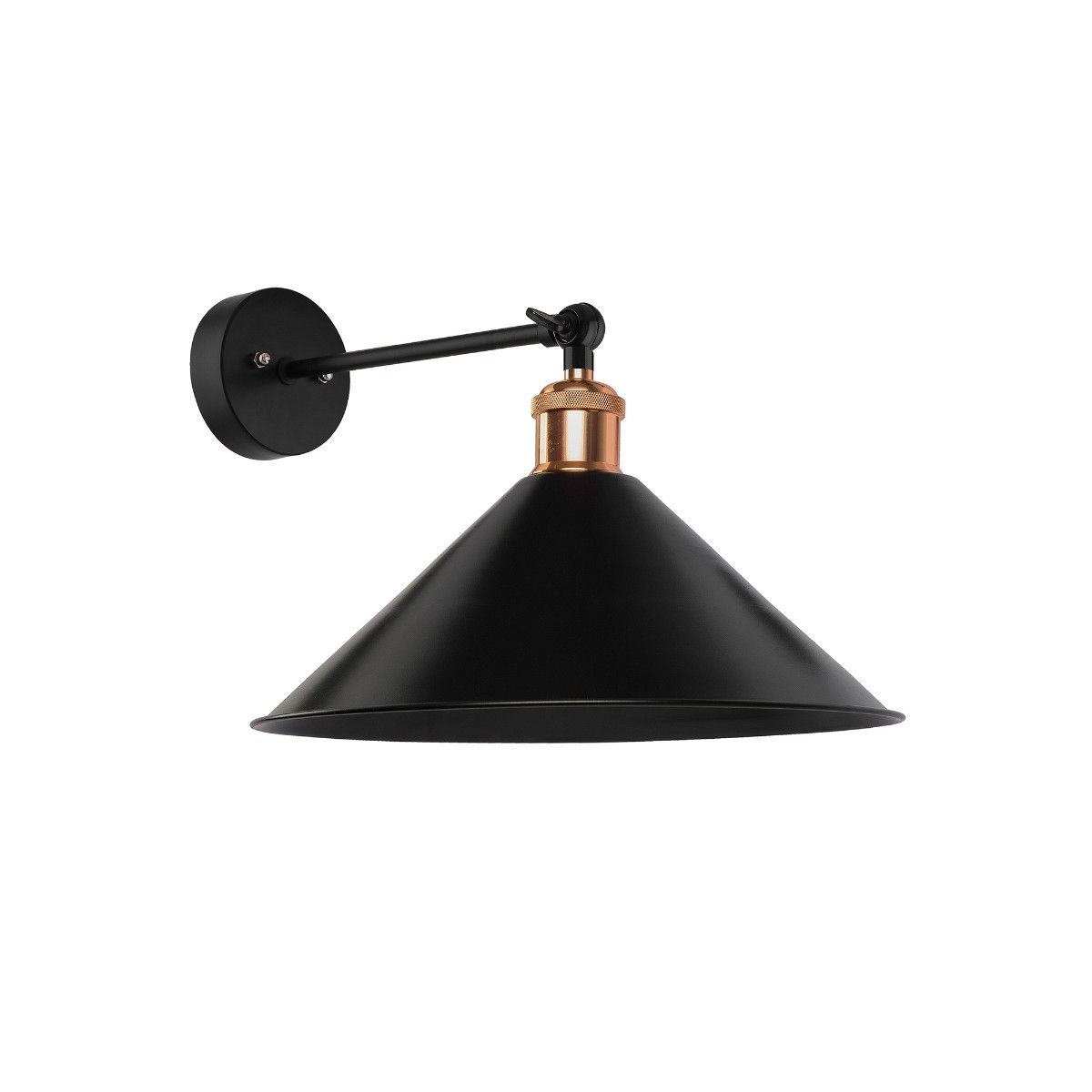 Homesake Black Barn Edison Swing Wall Light Rose Gold Buy Homesake