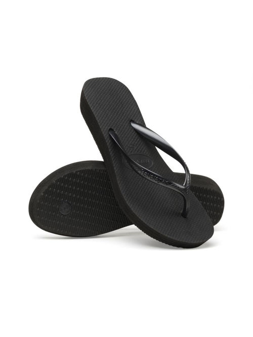 Havaianas Black High Light Flipflops 36