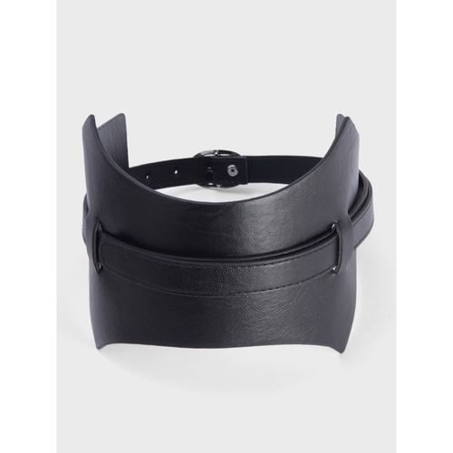 Buy MIXT by Nykaa Fashion Black Solid Broad Waist Belt Online