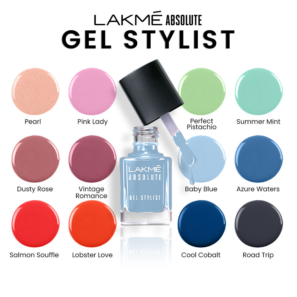 Lakme Absolute Gel Stylist Nail Color - Harish Food Zone