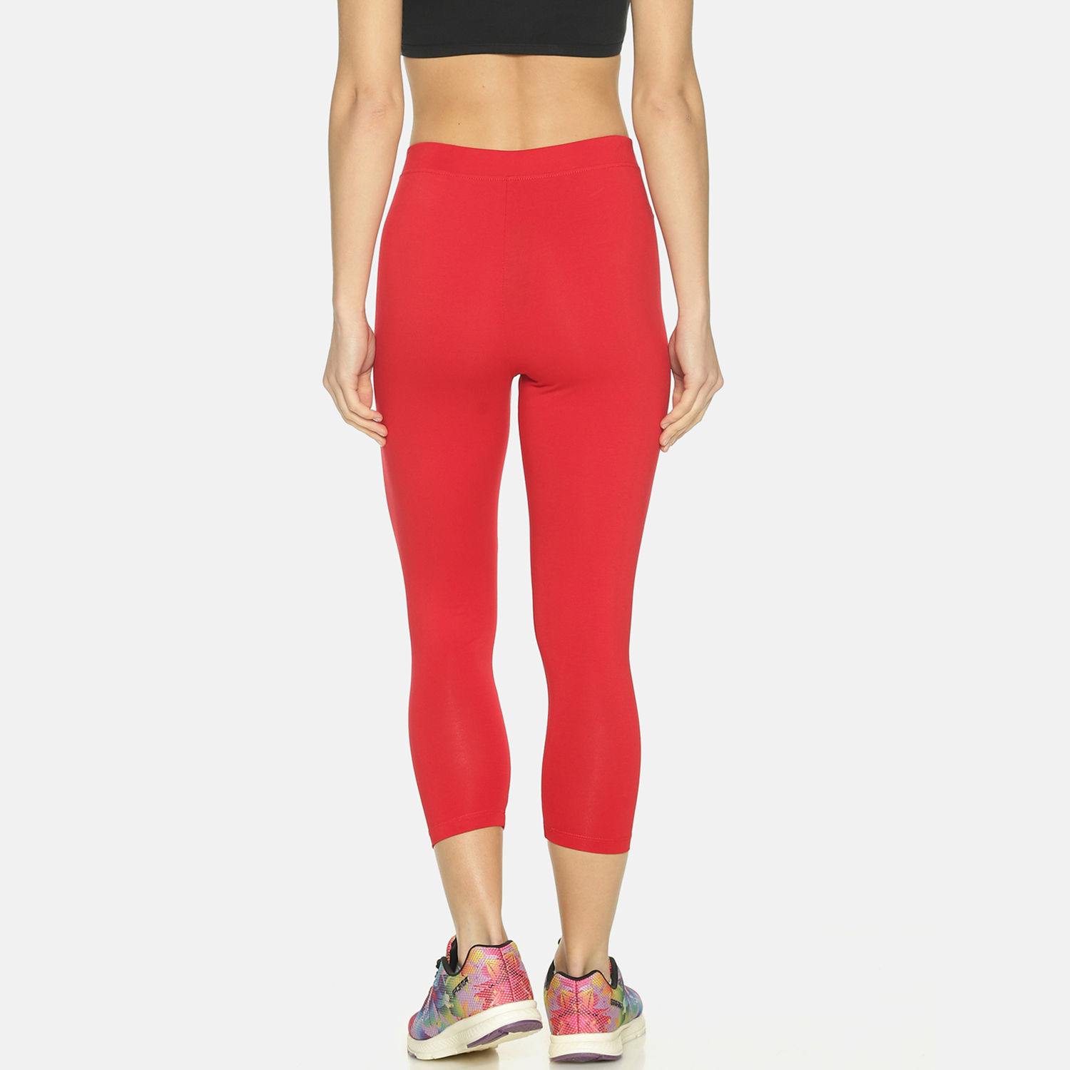 3/4 Length Twin Birds Legging Coral Flame Online Shopping At Lowest Price  In India With Discounts